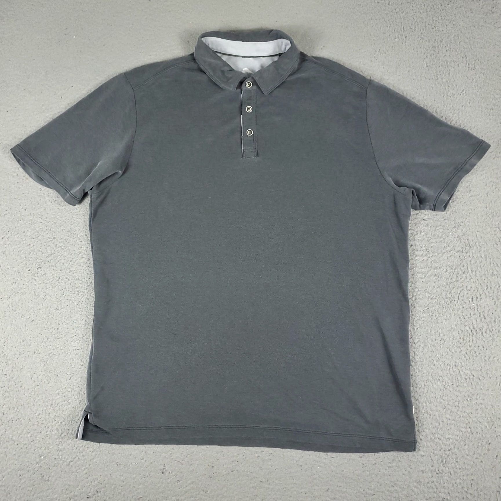 Tommy Bahama Tommy Bahama Polo Shirt Mens XL Gray Casual Short Sleeve Polo Shirt XL Mens Gray Size US XL / EU 56 / 4 - 2 Thumbnail
