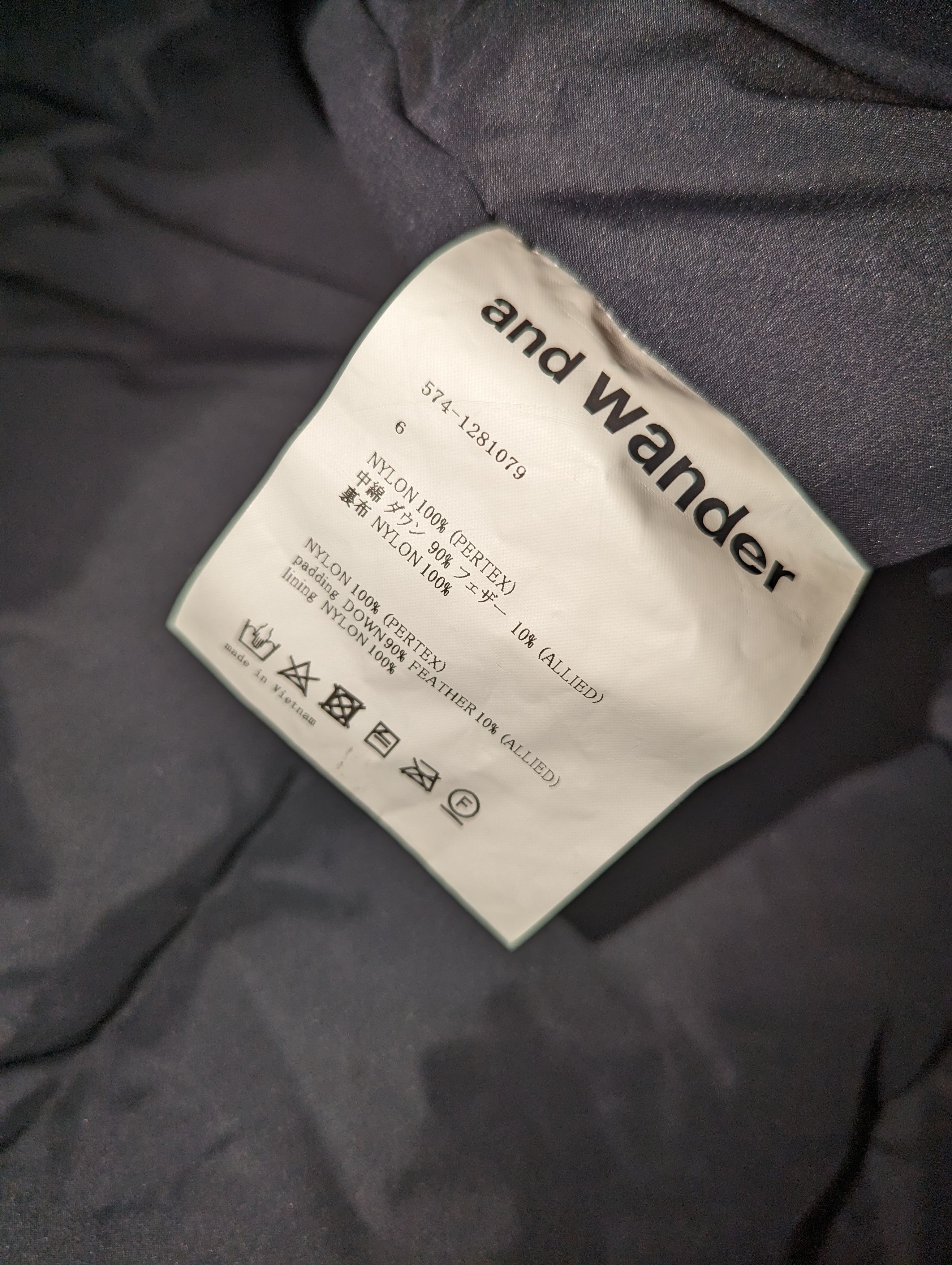 And Wander AND WANDER TOUGH DOWN JACKET Size US XXL / EU 58 / 5 - 6 Thumbnail