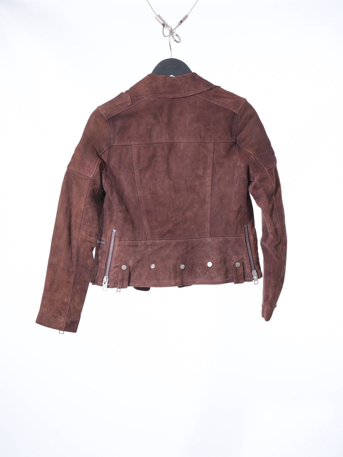 Allsaints Allsaints Huxley Leather Biker Jacket Moto Women’s US 8 Size M / US 6-8 / IT 42-44 - 6 Thumbnail