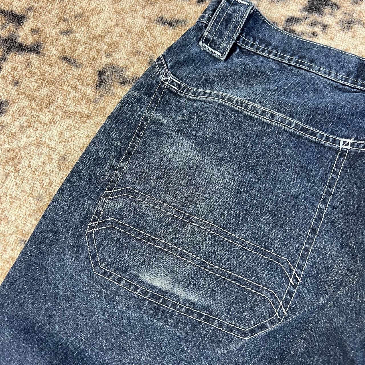 Quiksilver Quiksilver Vintage Y2K Pocket Logo Blue Denim Jeans Size US 34 / EU 50 - 5 Thumbnail