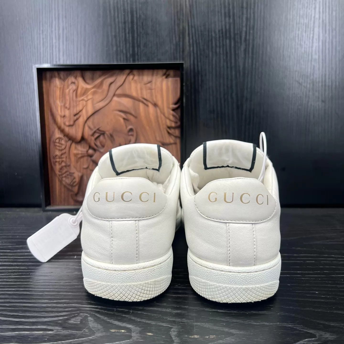 Gucci Gucci Dirty Sneakers White Red Green EU 38 Size US 7.5 / IT 37.5 - 5 Thumbnail