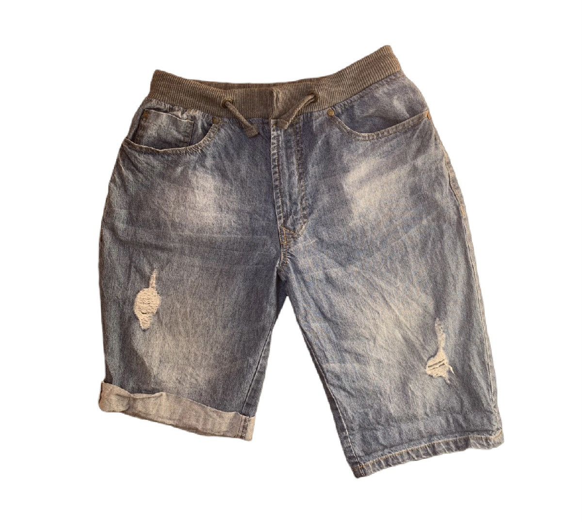 Vintage Vintage SoCal & Co. Blue Cargo Shorts – Rare 2010s Surfwear Size US 37 - 3 Thumbnail
