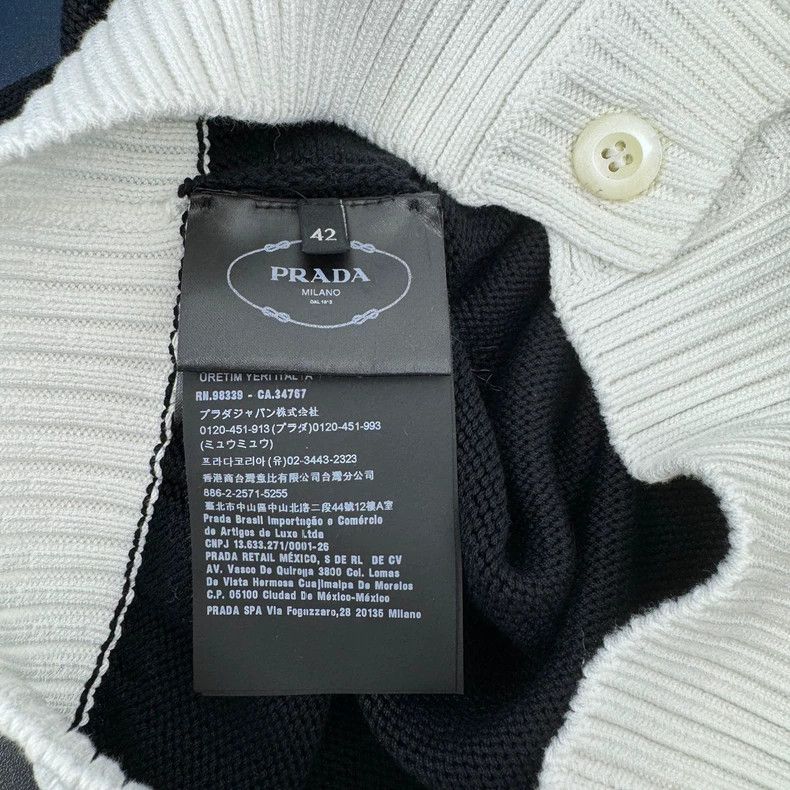 Prada Prada Black classic logo medium-sleeved cardigan jacket 250 Size US XS / EU 42 / 0 - 5 Thumbnail
