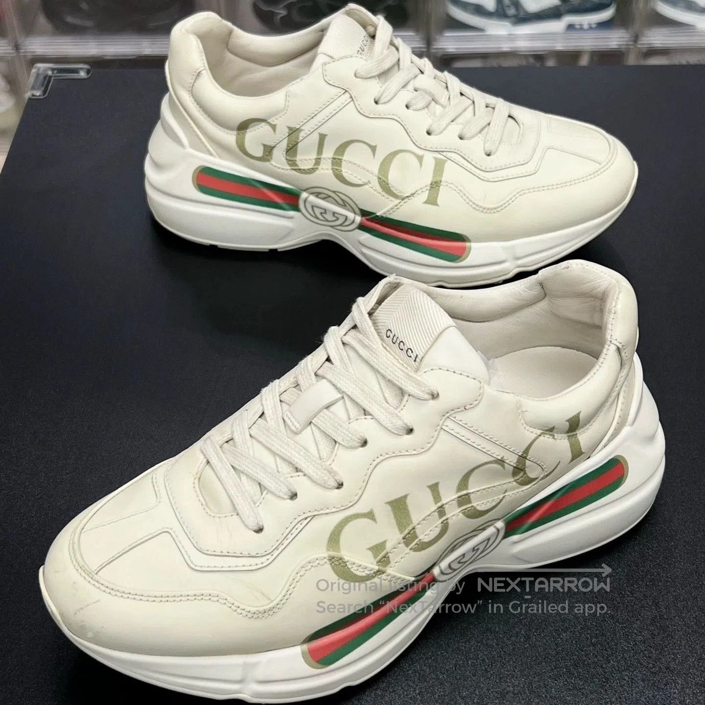Other gucci rhyton logo dad sneakers size 38. Size US 5.5 / EU 38 - 1 Thumbnail