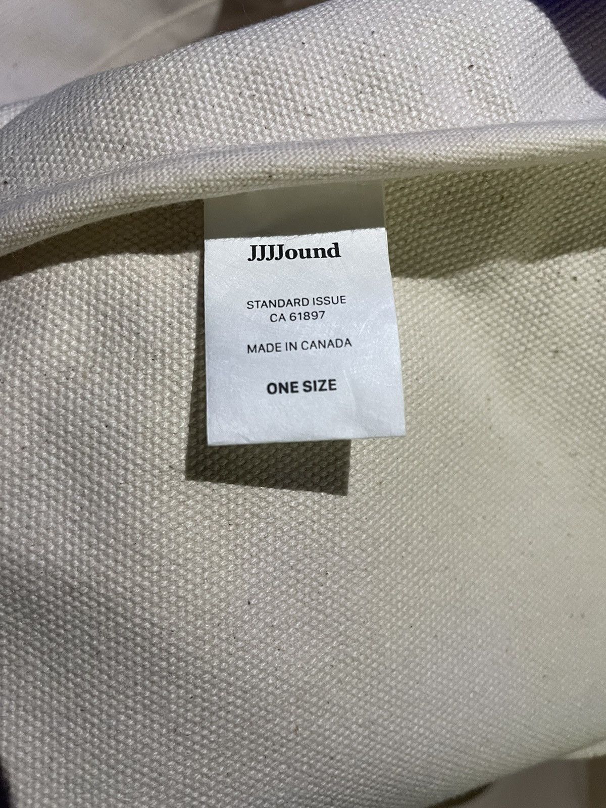 JJJJound JJJJound “No Text Just Images” Tote Bag Size ONE SIZE - 3 Thumbnail