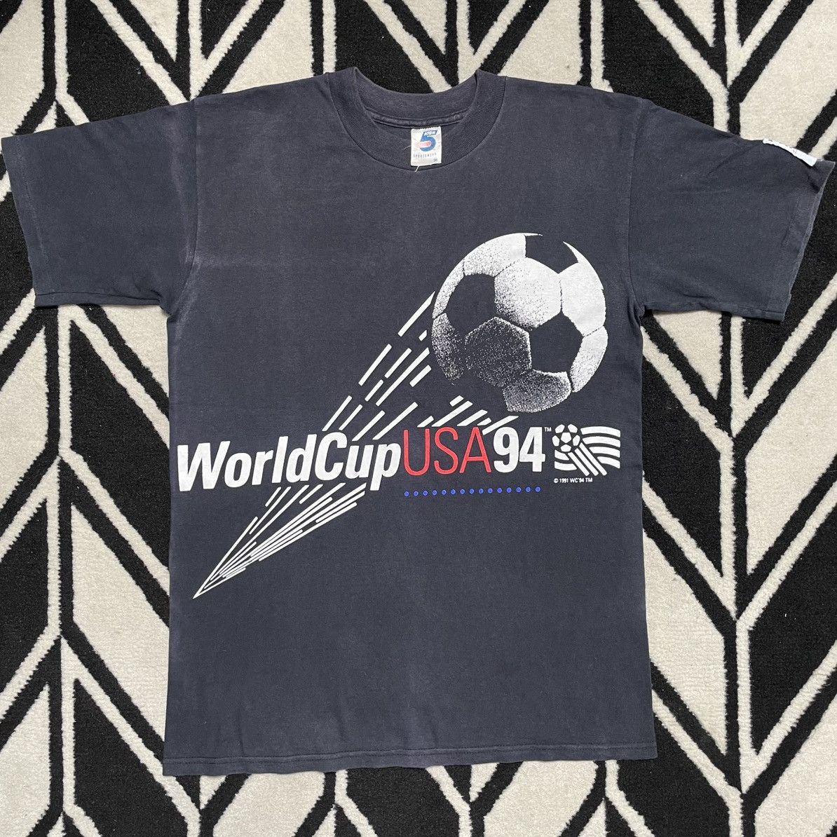 Vintage Vintage 90s World cup USA 94 T-shirt Size US M / EU 48-50 / 2 - 1 Thumbnail