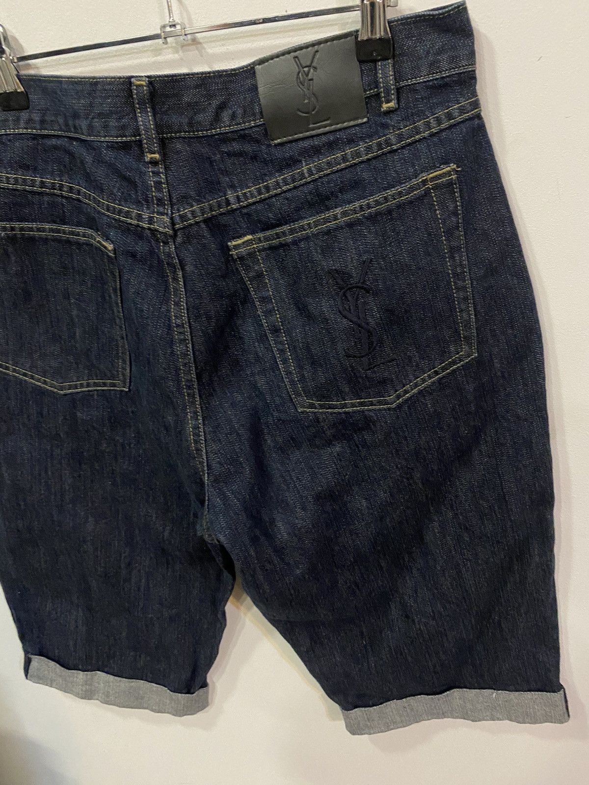 Yves Saint Laurent Denim YSL Shorts YSL Jeans Indigo Size US 36 / EU 52 - 17 Thumbnail