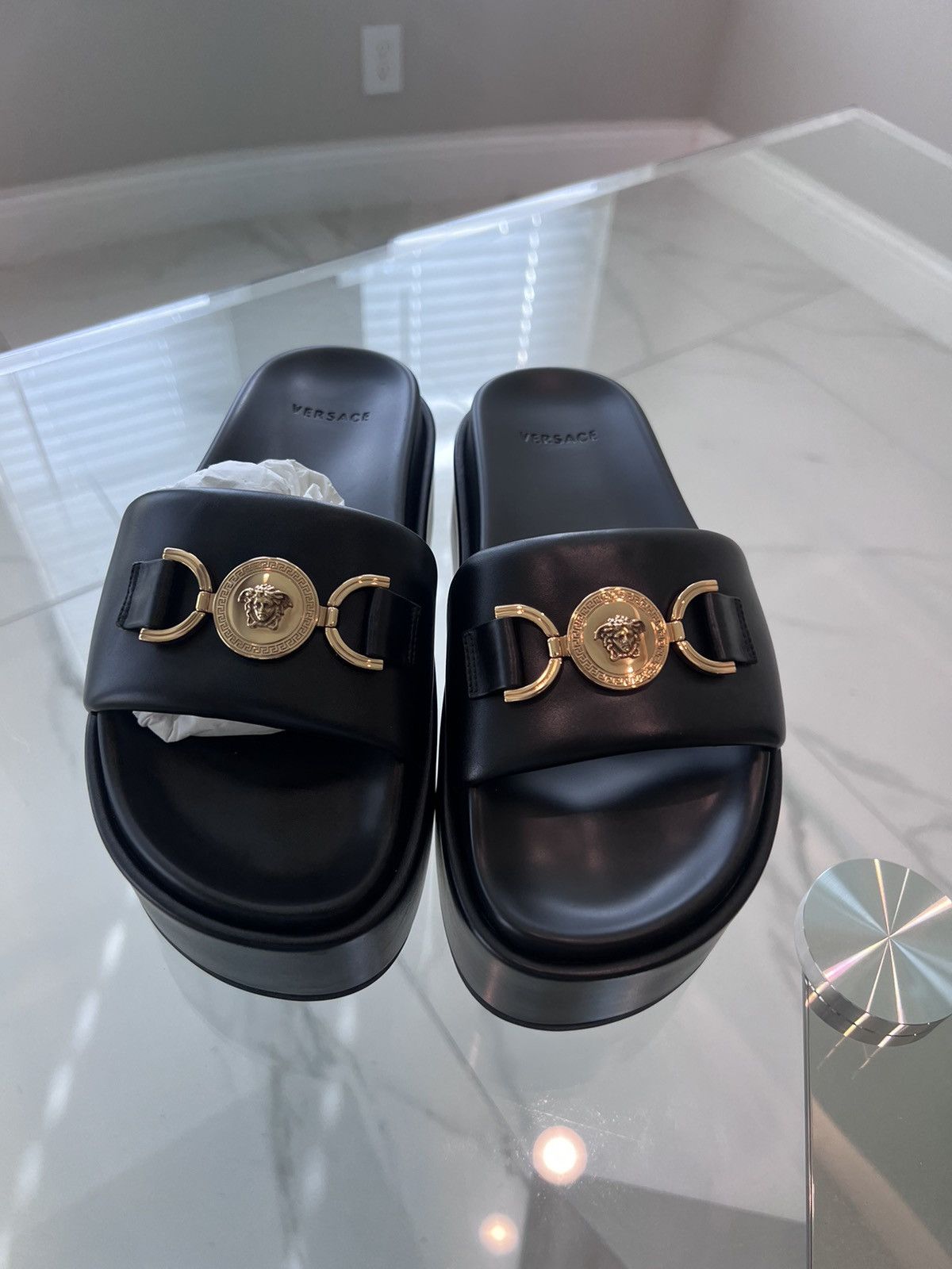 Versace Versace Medusa '95 platform sandals Size US 8 / IT 38 - 1 Thumbnail