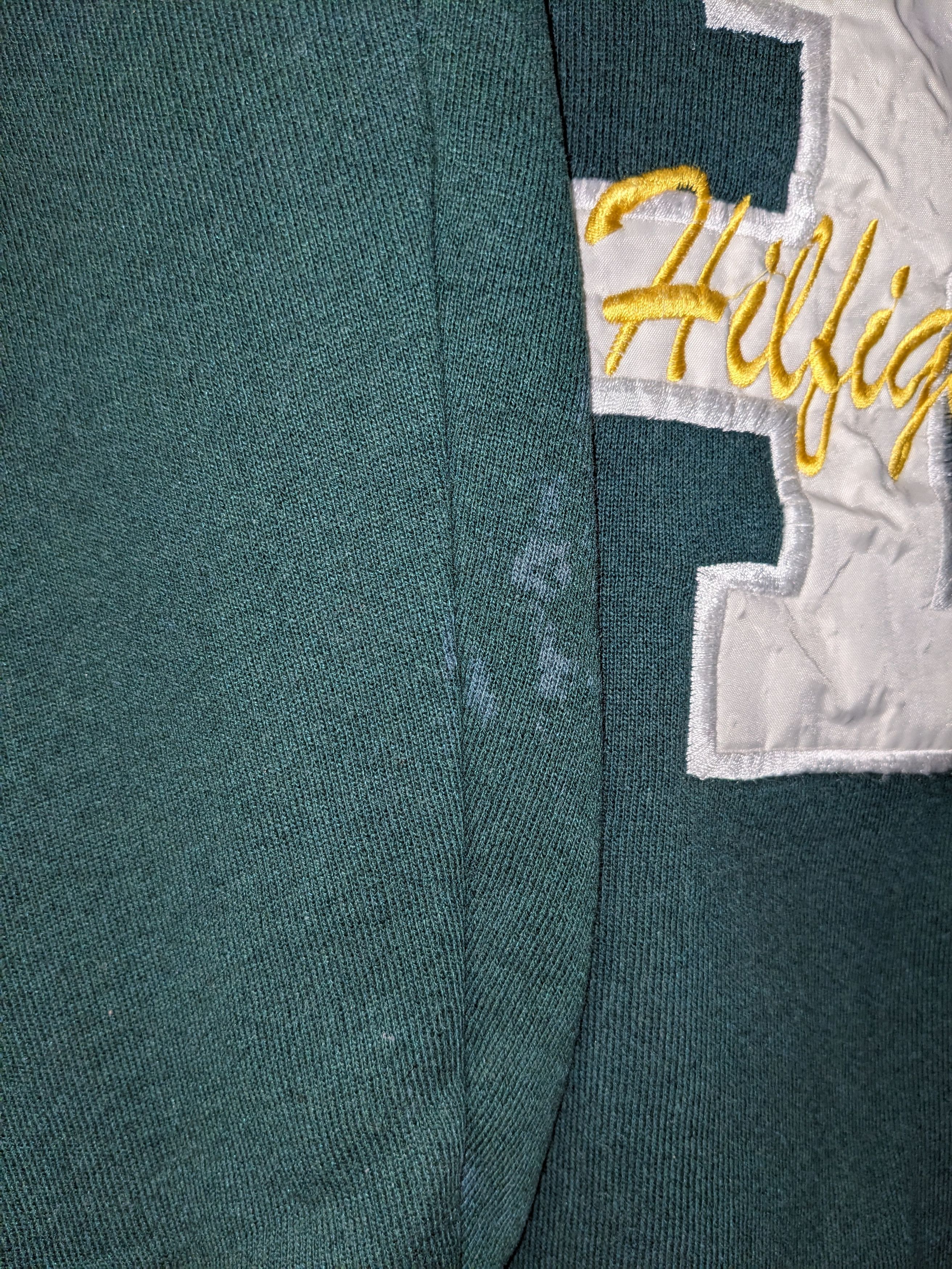 Tommy Hilfiger Vintage 90s Tommy Hilfiger Logo Large Cropped Sweatshirt Size L / US 10 / IT 46 - 4 Thumbnail