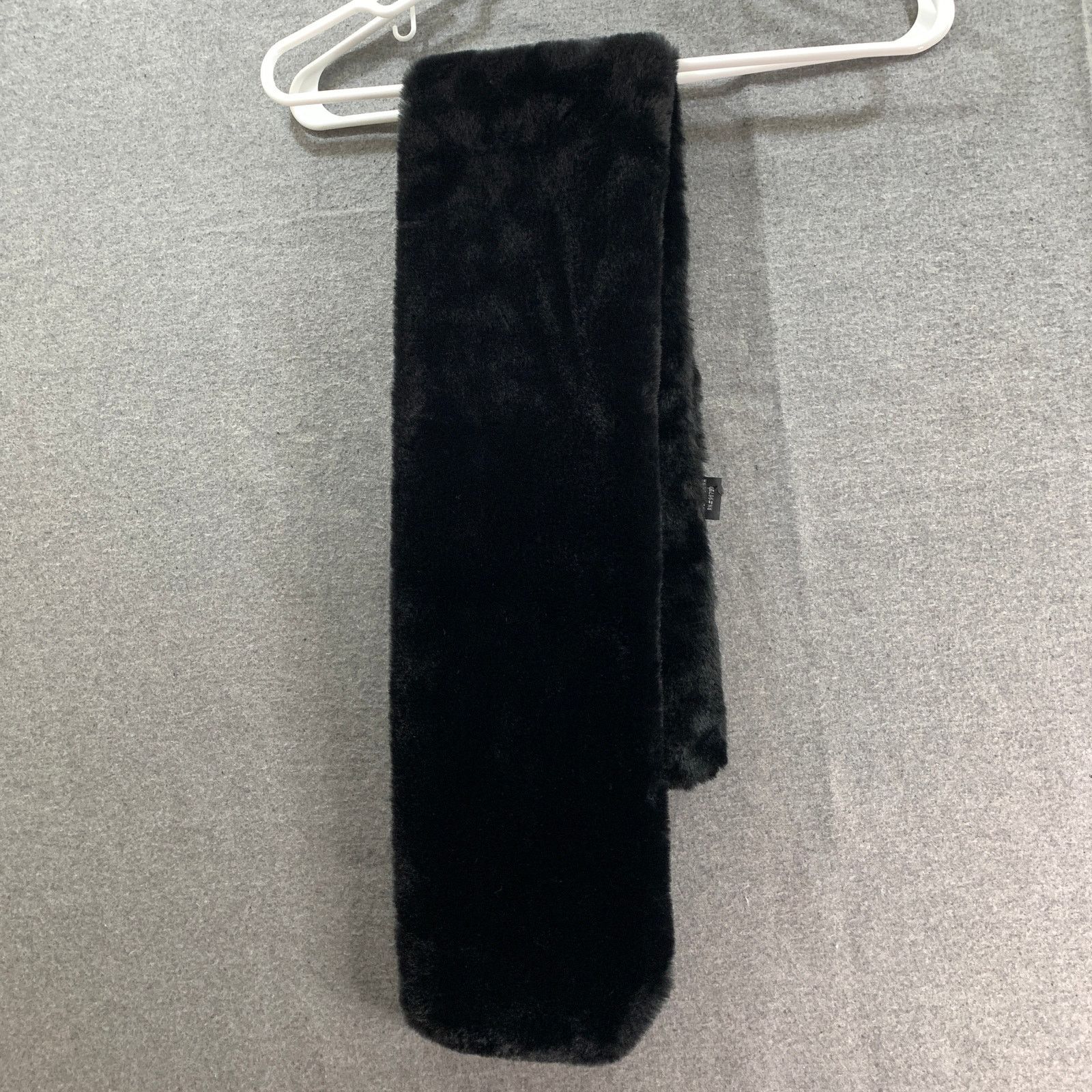 Other Faux Fur Scarf / Super Soft Black Fur Scarf Size ONE SIZE - 4 Thumbnail