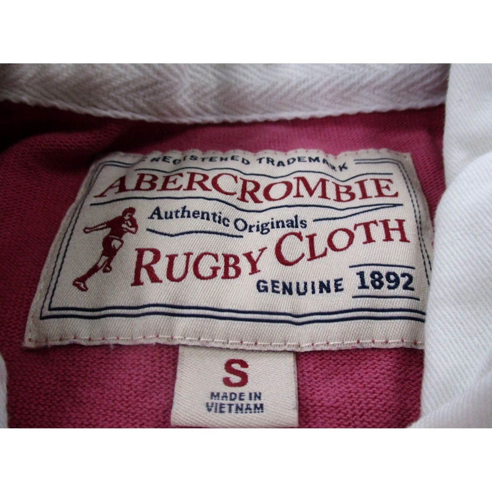 Abercrombie & Fitch Abercrombie Fitch Shirt Mens Pink Striped Polo Golf Rugby Preppy Sport Pullover Size US S / EU 44-46 / 1 - 6 Thumbnail
