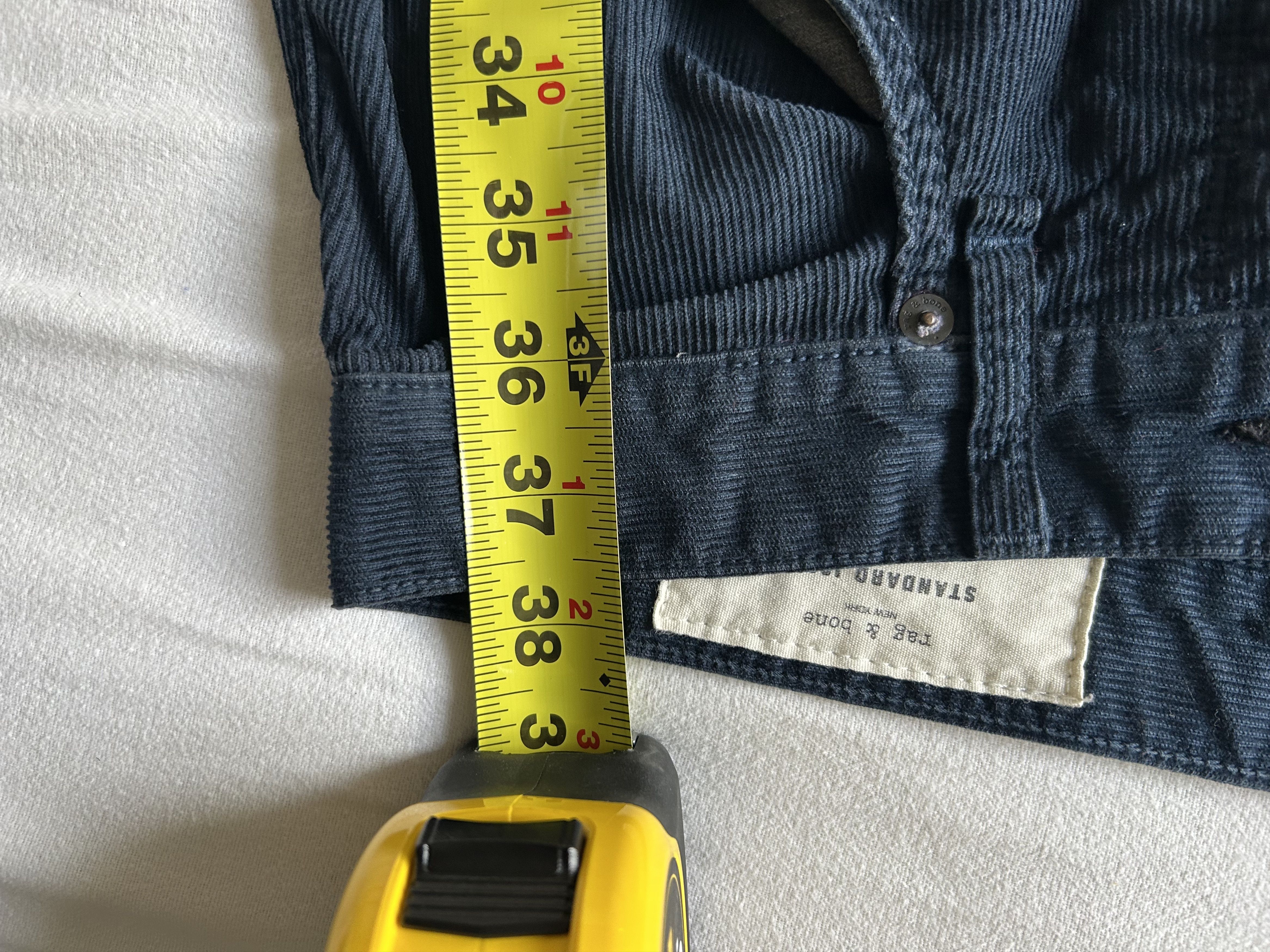 Rag & Bone Rag and Bone Slimfit Size 2 Blue Navy Corderoy Jeans Size US 30 / EU 46 - 6 Thumbnail
