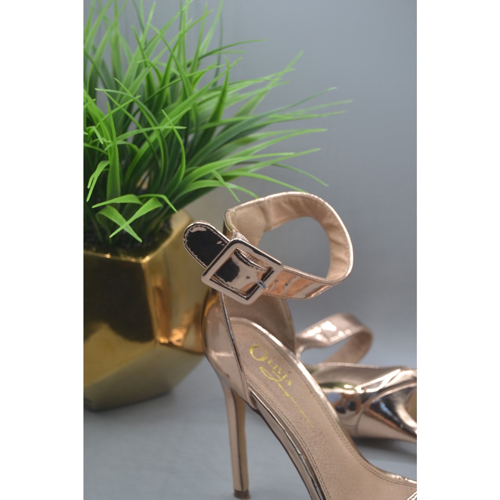 Other Olivia Ferguson Rose Gold Metallic Preloved size 7 Heels Size US 7 / IT 37 - 6 Thumbnail