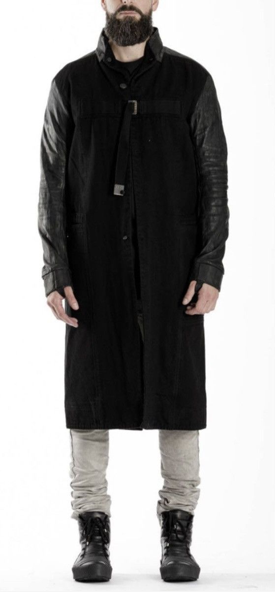 image of Boris Bidjan Saberi Workcoat1 Reversible Horse in Black, Men's (Size Medium)