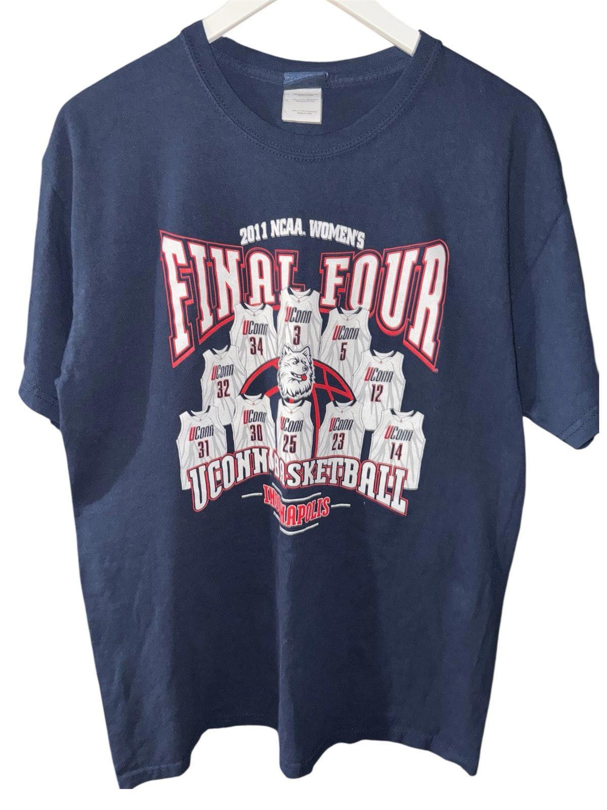 NCAA 2011 Final Four UCONN HUSKIES Wmns L T-Shirt INDIANAPOLIS Size US M / EU 48-50 / 2 - 1 Thumbnail
