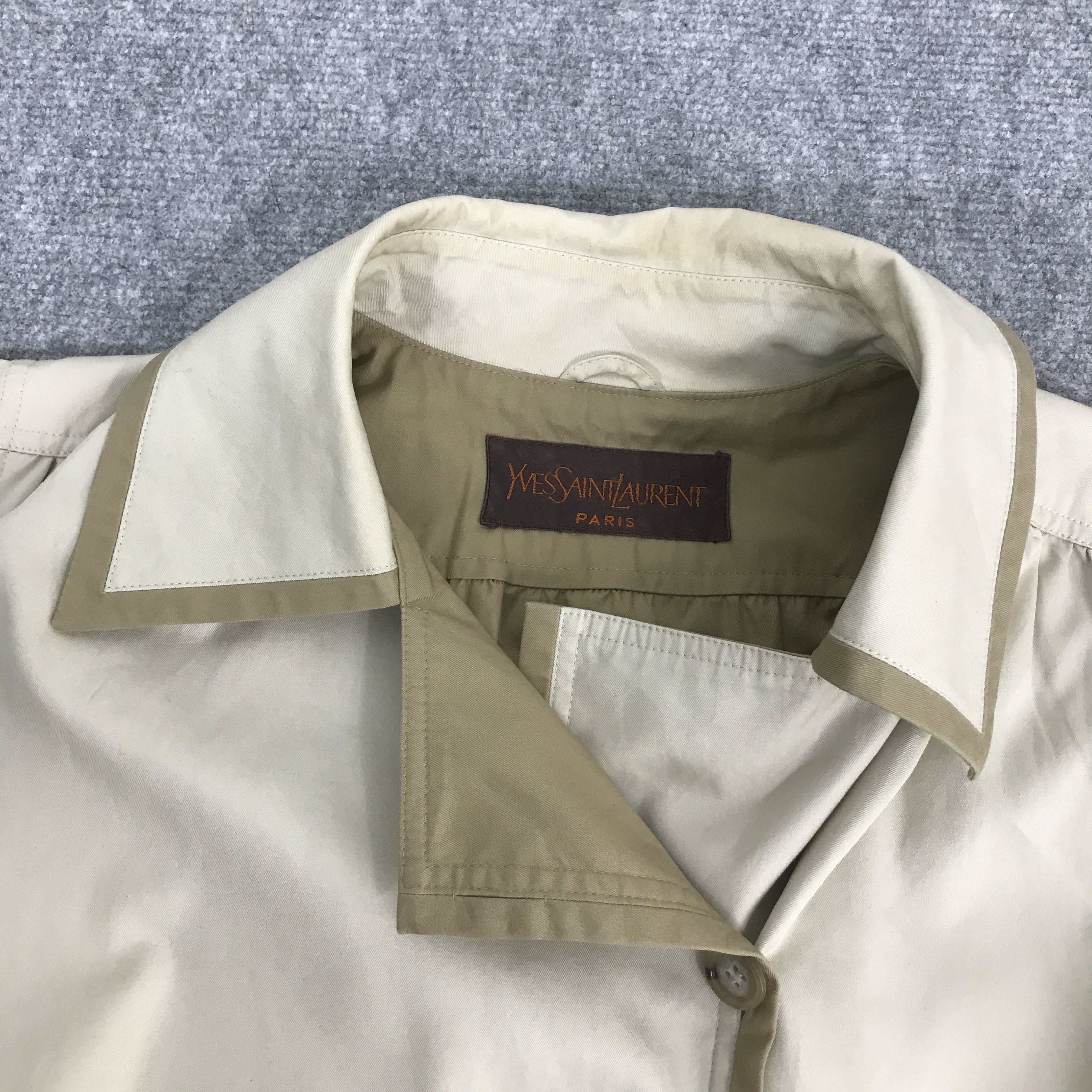 Yves Saint Laurent YVES SAINT LAURENT LONG BUTTON JACKET K73B2 Size US L / EU 52-54 / 3 - 8 Thumbnail