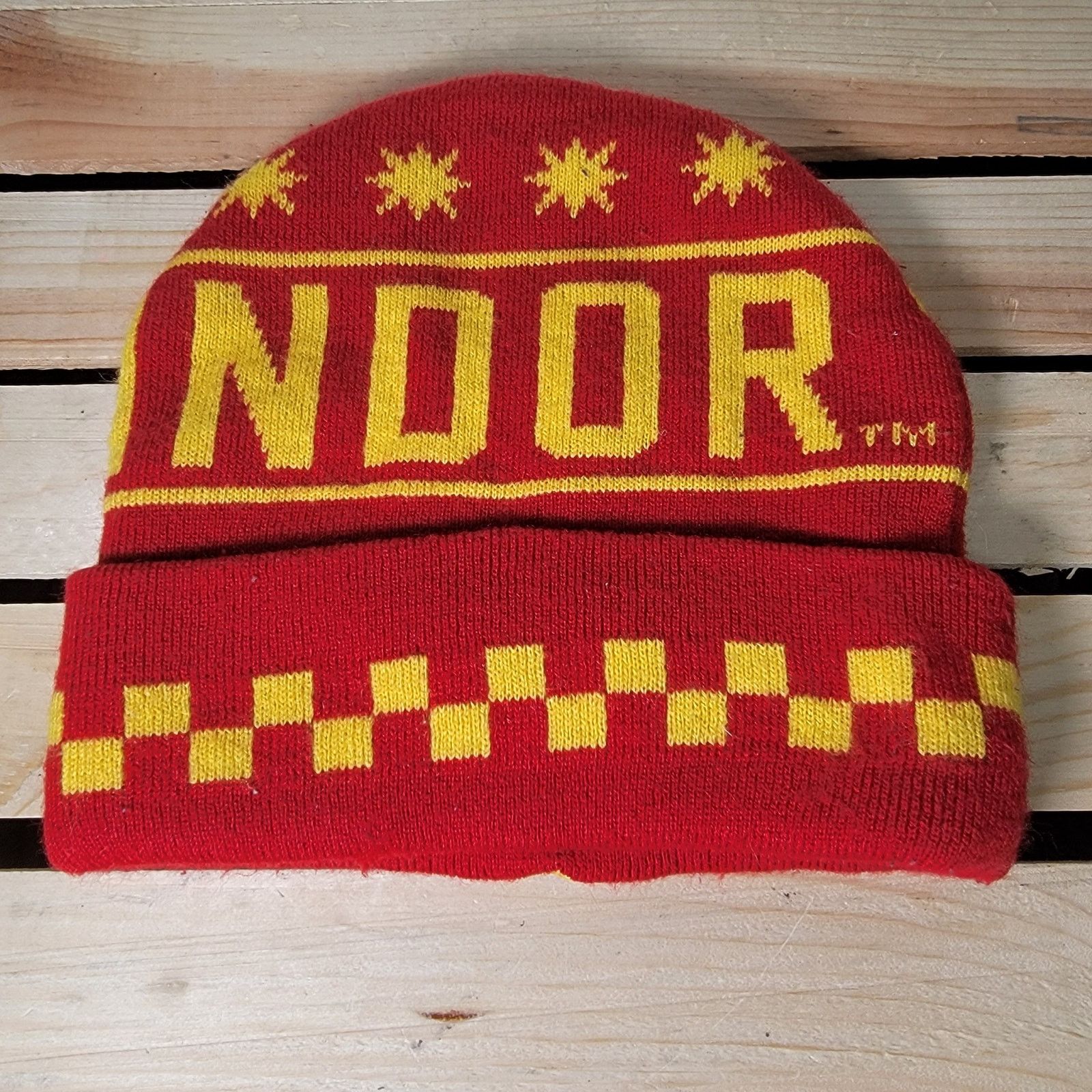 Other Harry Potter Red & Yellow Gryffindor Knit Beanie Size ONE SIZE - 2 Thumbnail