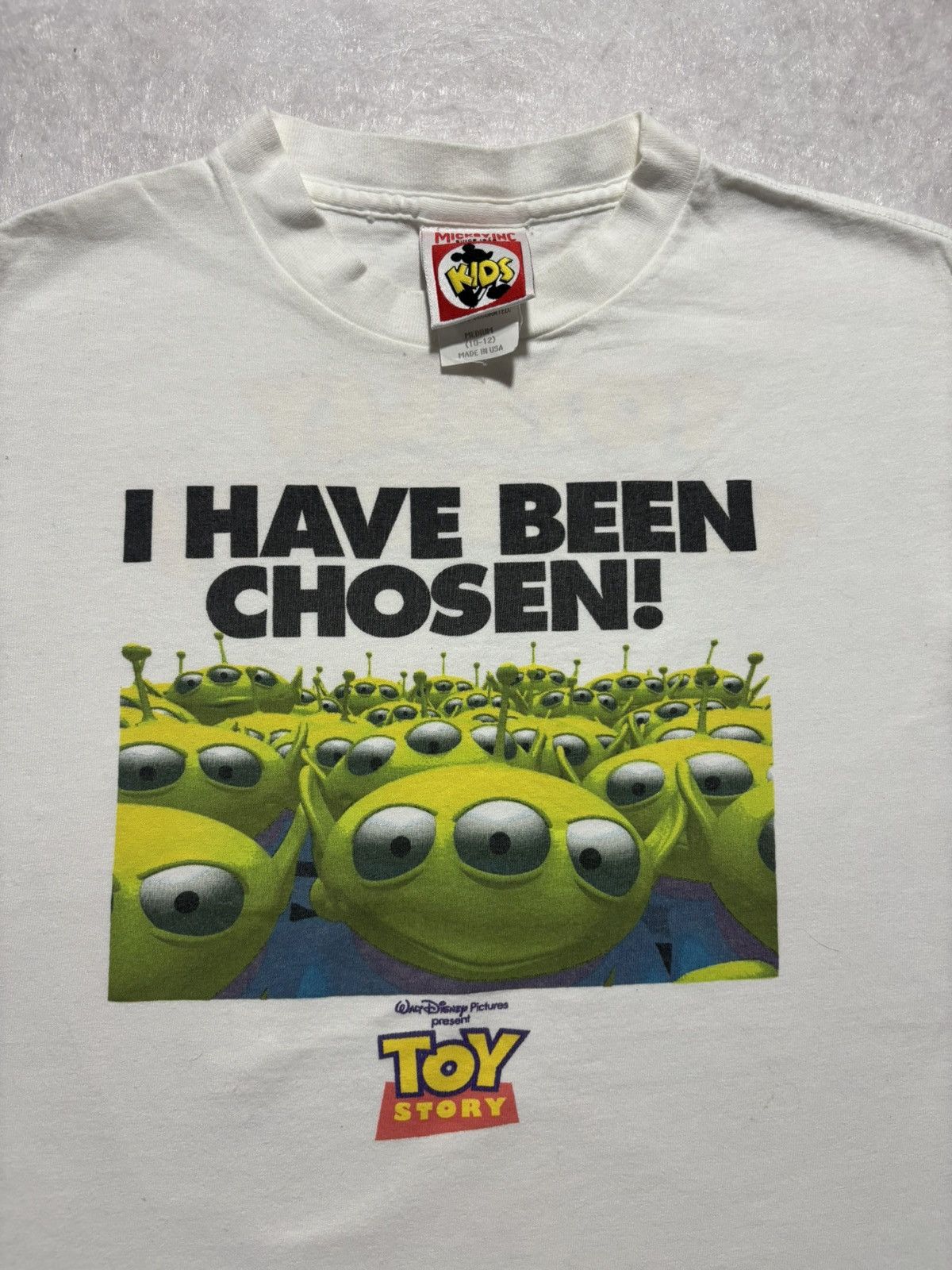 Cartoon Network Vintage Toy Story “I Have Been Choosen” Kids Tshirt Size US M / EU 48-50 / 2 - 3 Thumbnail