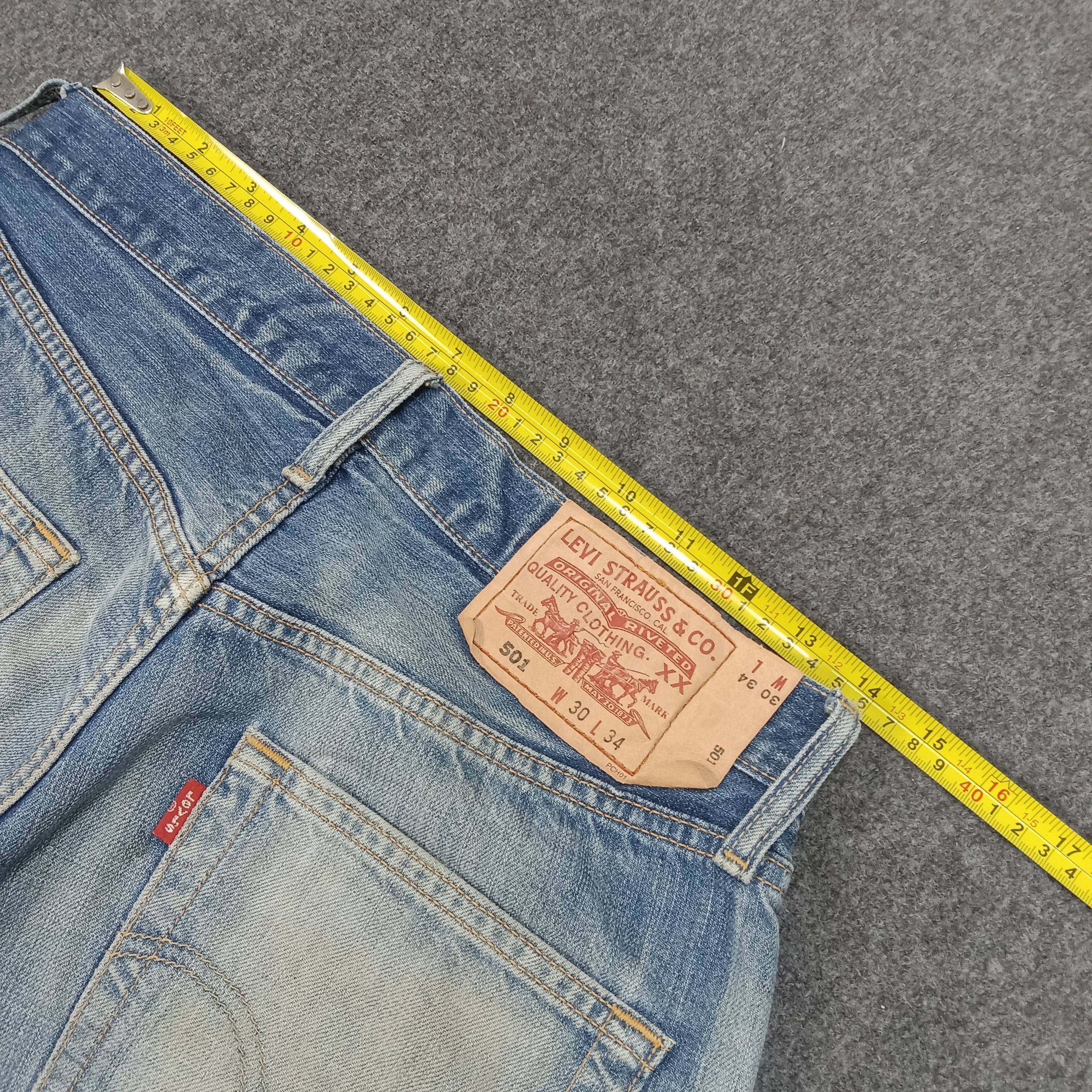 Levi's × Vintage Levi's American Distressed Style Denim Jeans Size US 29 - 8 Thumbnail