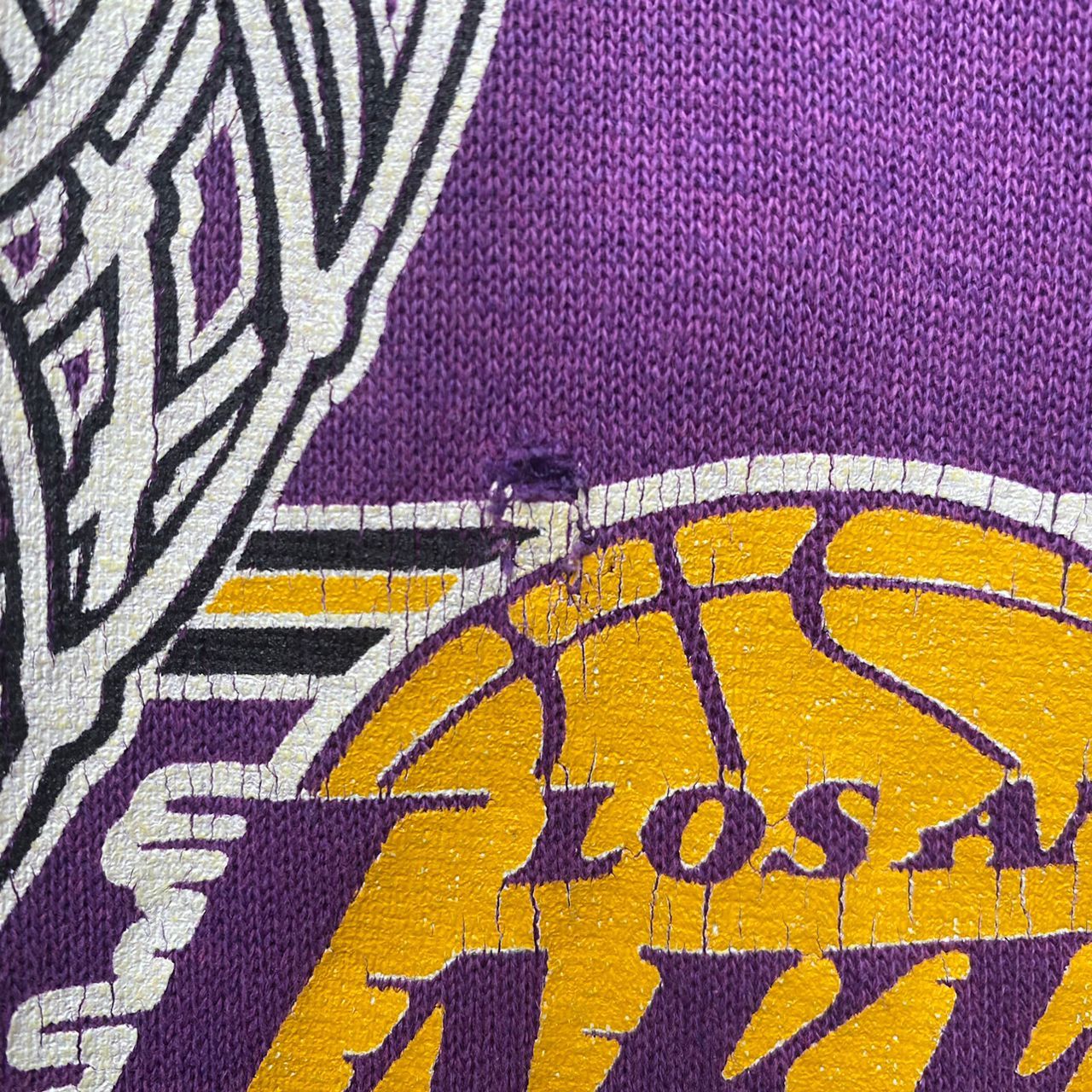 NBA × Vintage VINTAGE LOS ANGELES LAKERS SWEATSHIRT MEDIUM PULLOVER Size US M / EU 48-50 / 2 - 7 Thumbnail