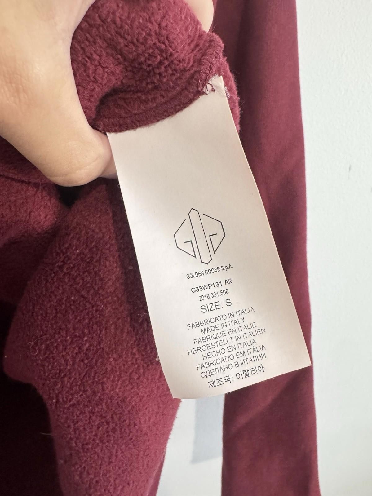 Other Golden Goose Ski Poster Graphic Hoodie Burgundy SZ S Size US S / EU 44-46 / 1 - 6 Thumbnail