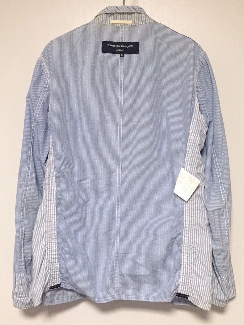 Comme des Garcons Striped Patchwork Cotton Jacket 2505-Nextarrow Size US S / EU 44-46 / 1 - 6 Thumbnail