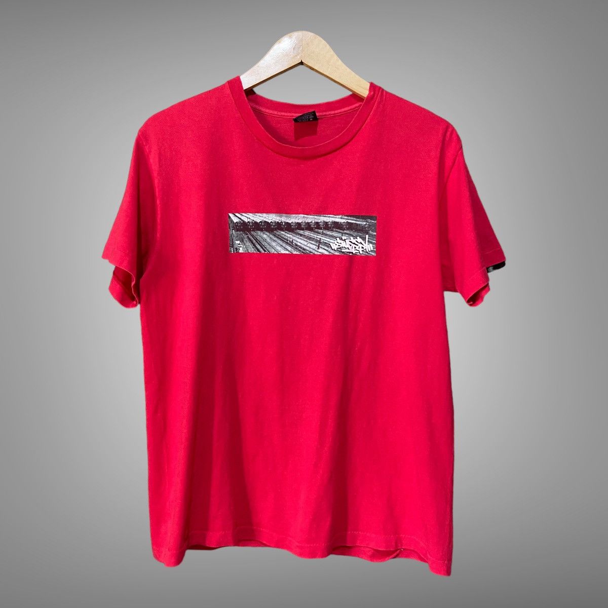 Stussy × Vintage Vintage 90's Stussy Grafitti Tee Size US M / EU 48-50 / 2 - 1 Thumbnail