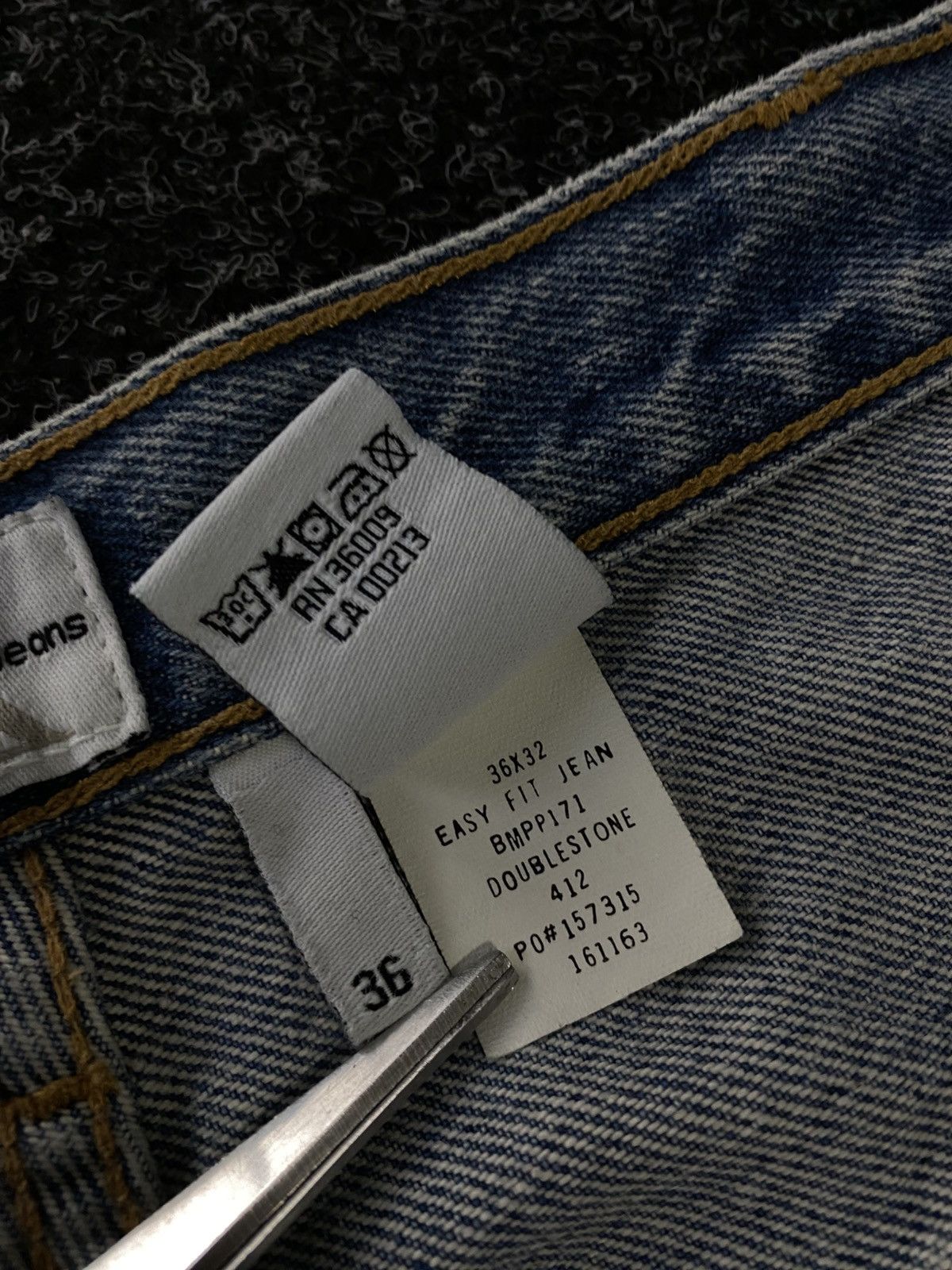 Calvin Klein × Vintage Crazy Vintage Y2K 00s Baggy Calvin Klein Skater Denim Jeans Size US 36 / EU 52 - 8 Thumbnail