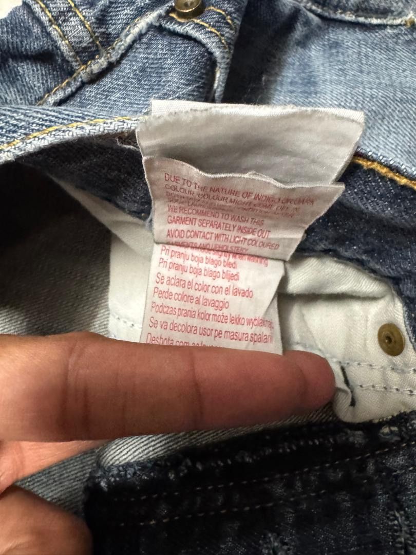 JACKROSE Vintage Japanese Sick Faded Distressed Straight Denim Jeans Size US 32 / EU 48 - 12 Thumbnail