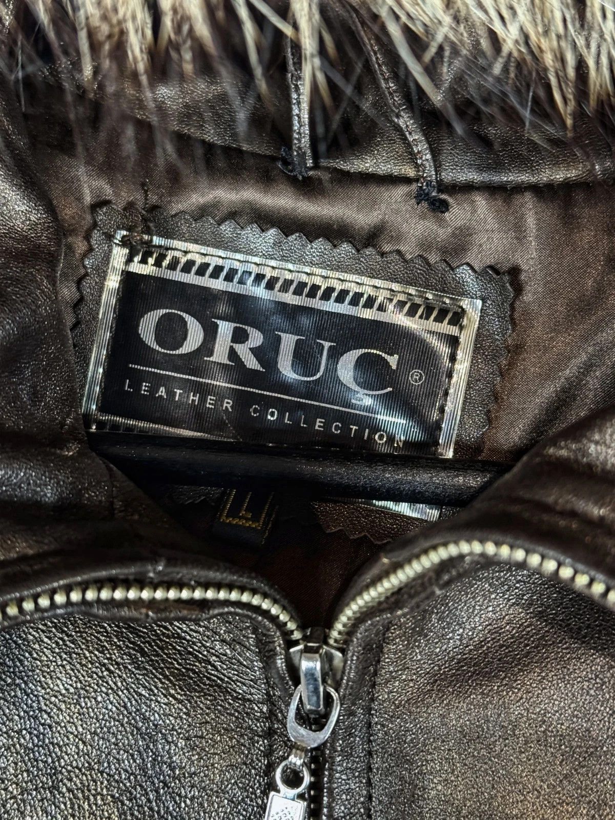 Vintage So Sick VTG Avant Garde Real Leather Jacket 90s Y2K Size S / US 4 / IT 40 - 8 Thumbnail