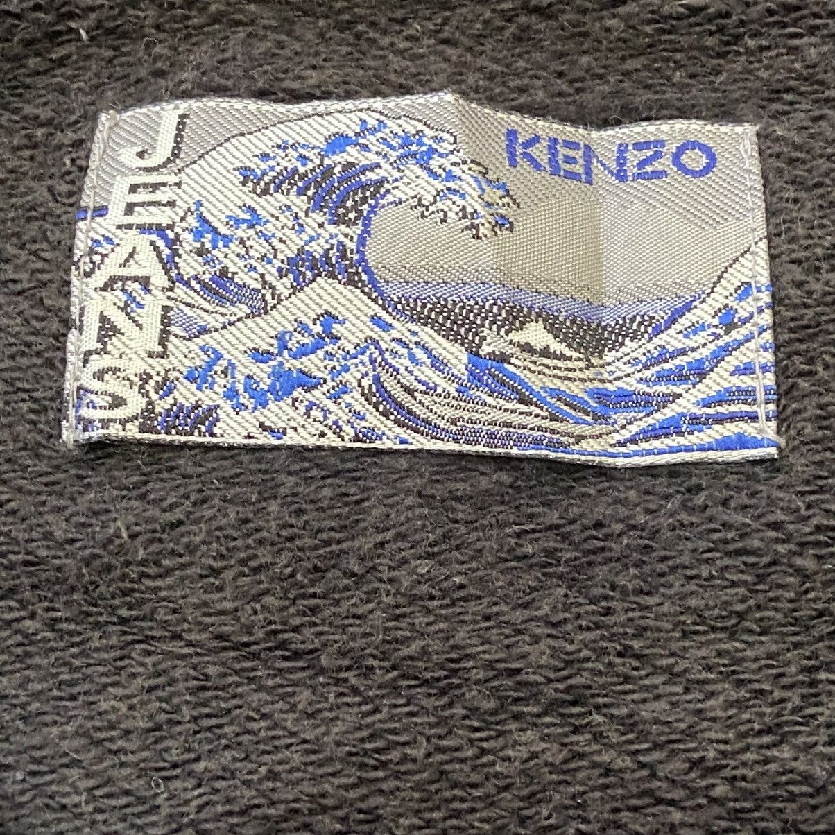 Kenzo Vintage 90s Kenzo Jeans Hoodie Zip Up Big Logo Made In Japan Size US L / EU 52-54 / 3 - 7 Thumbnail