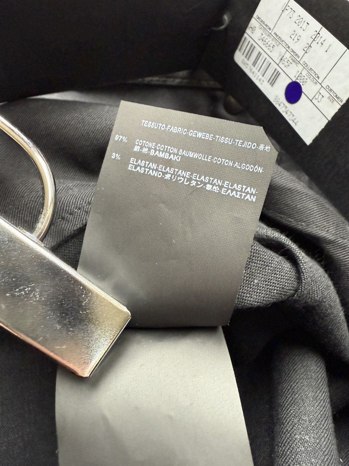 Saint Laurent Paris SS14 Saint Laurent skinny D01 black jeans Hedi 33 Grail Size US 33 - 15 Thumbnail