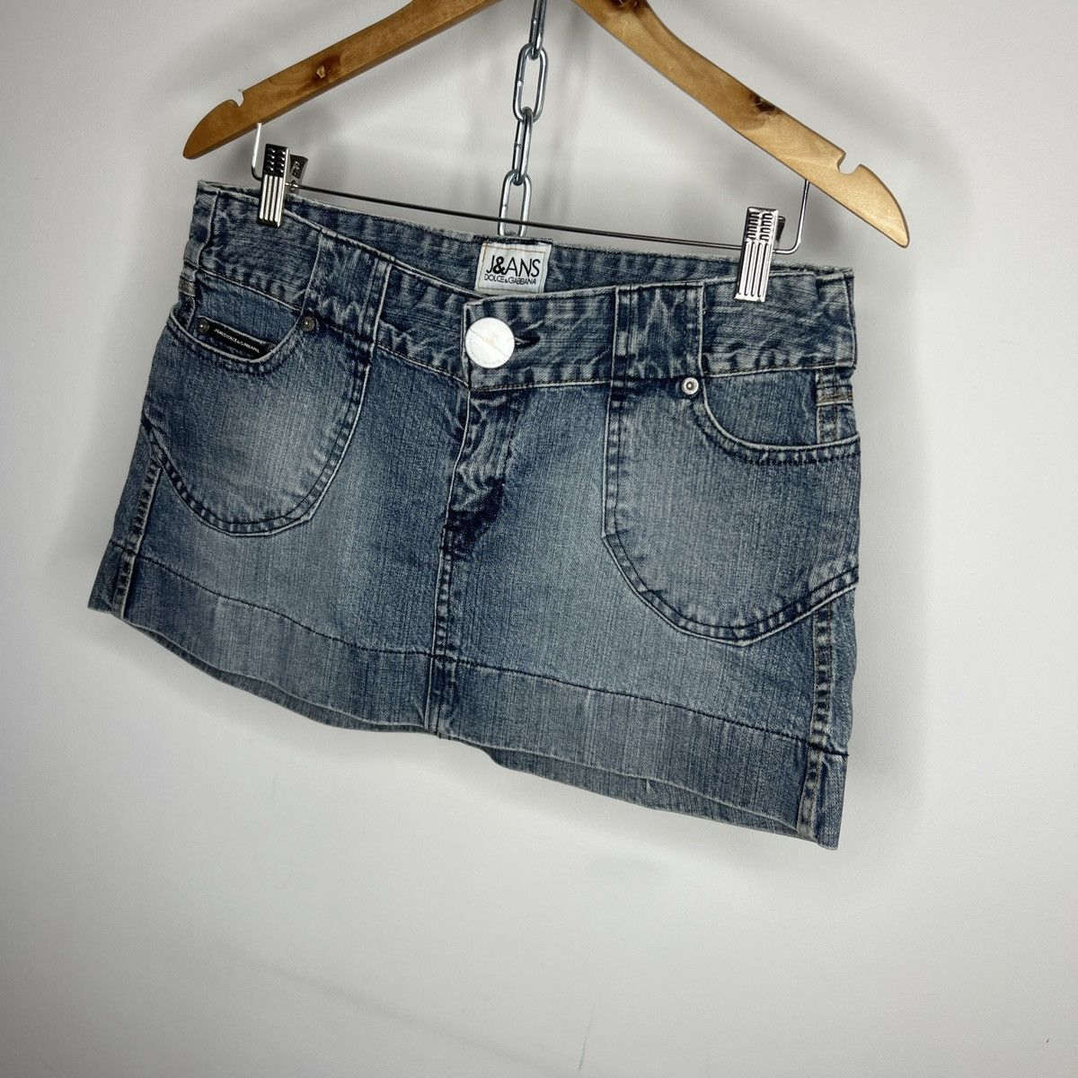 Dolce & Gabbana Vintage Dolce & Gabbana Mini Denim Jeans Skirt Size M 90s Size 28" / US 6 / IT 42 - 3 Thumbnail
