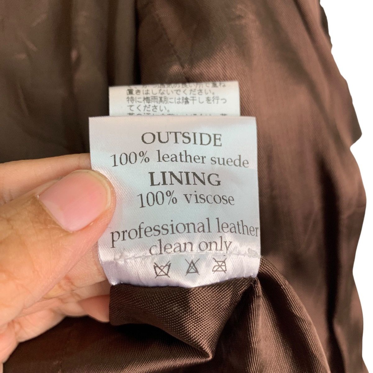 Vintage HOMEOSTYLE Suede Leather Mesh 3Q Sleeve Jacket #0367-C17 Size S / US 4 / IT 40 - 17 Thumbnail