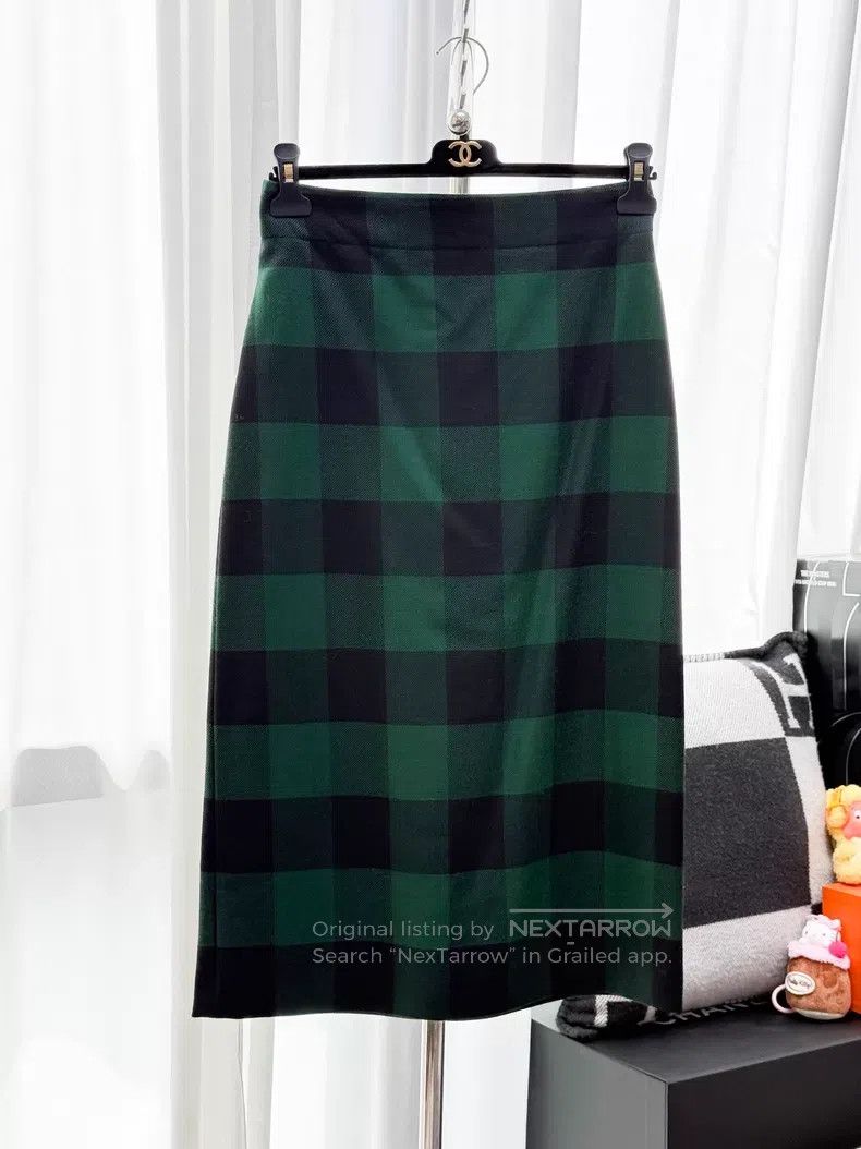 Dior Dior Plaid wool retro half-length skirt Size XS / US 0-2 / IT 36-38 - 3 Thumbnail