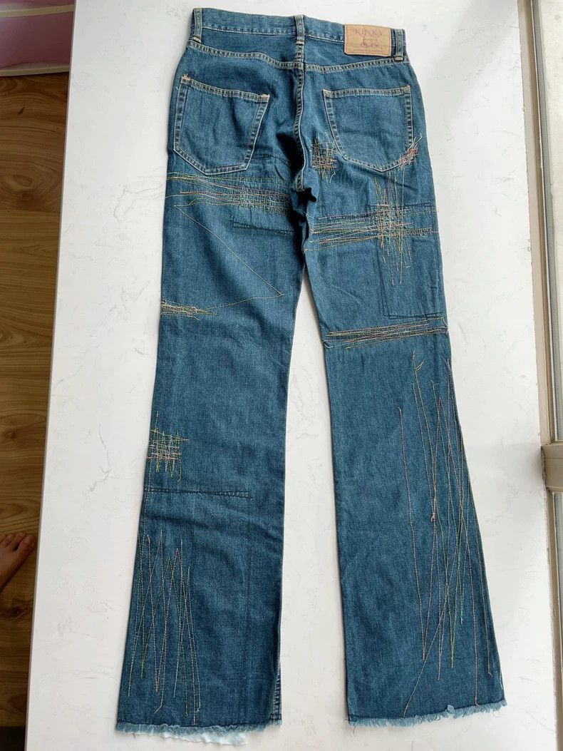 Hysteric Glamour Hysteric Glamour size os 90s Hippie Stitched Jeans 2504-Ne Size US 30 / EU 46 - 6 Thumbnail