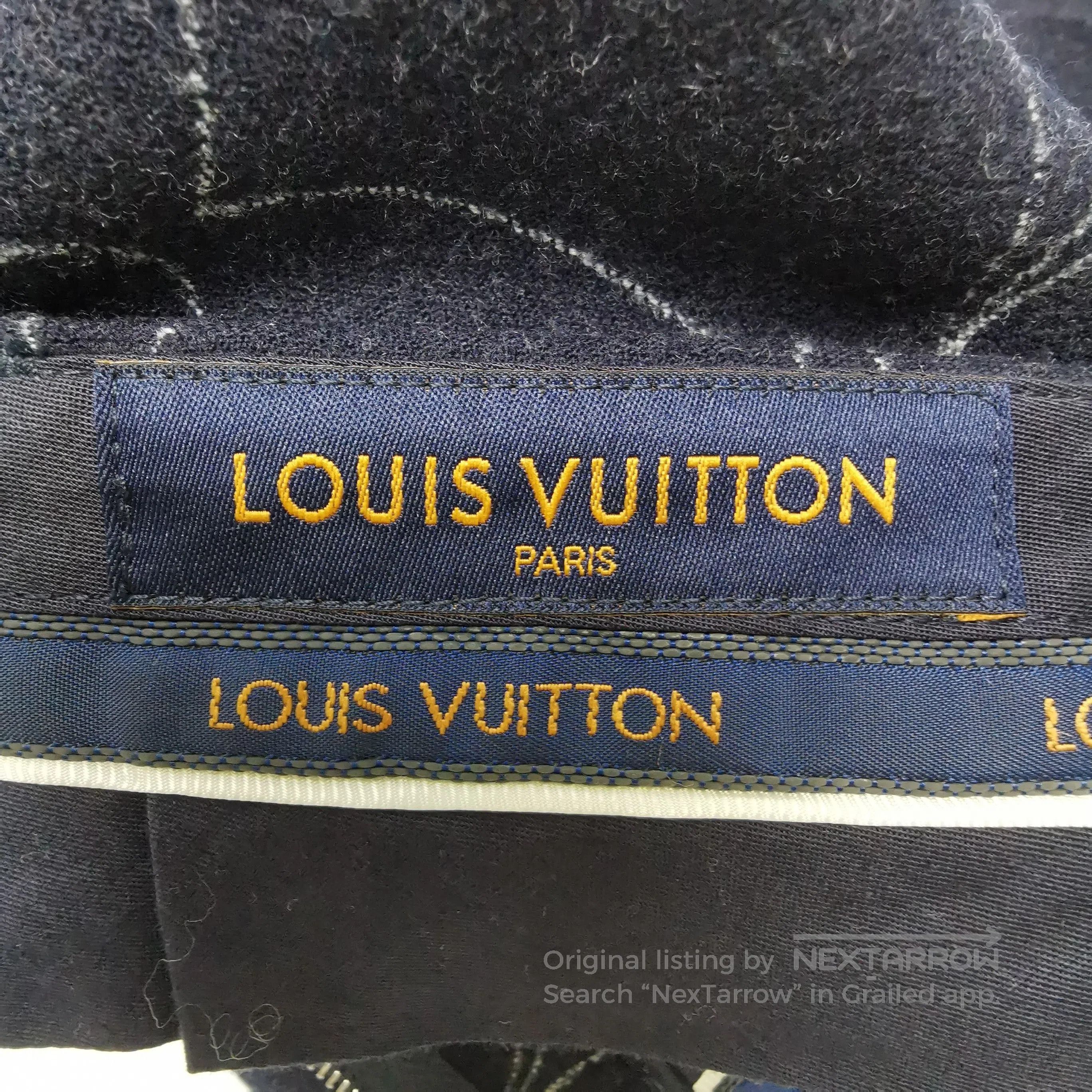 Louis Vuitton Black Floral Patterned Straight. Size US 36 / EU 52 - 2 Thumbnail