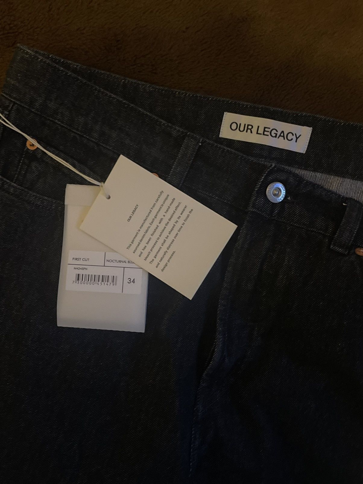 Our Legacy First Cut Nocturnal Blue Size US 34 / EU 50 - 2 Thumbnail