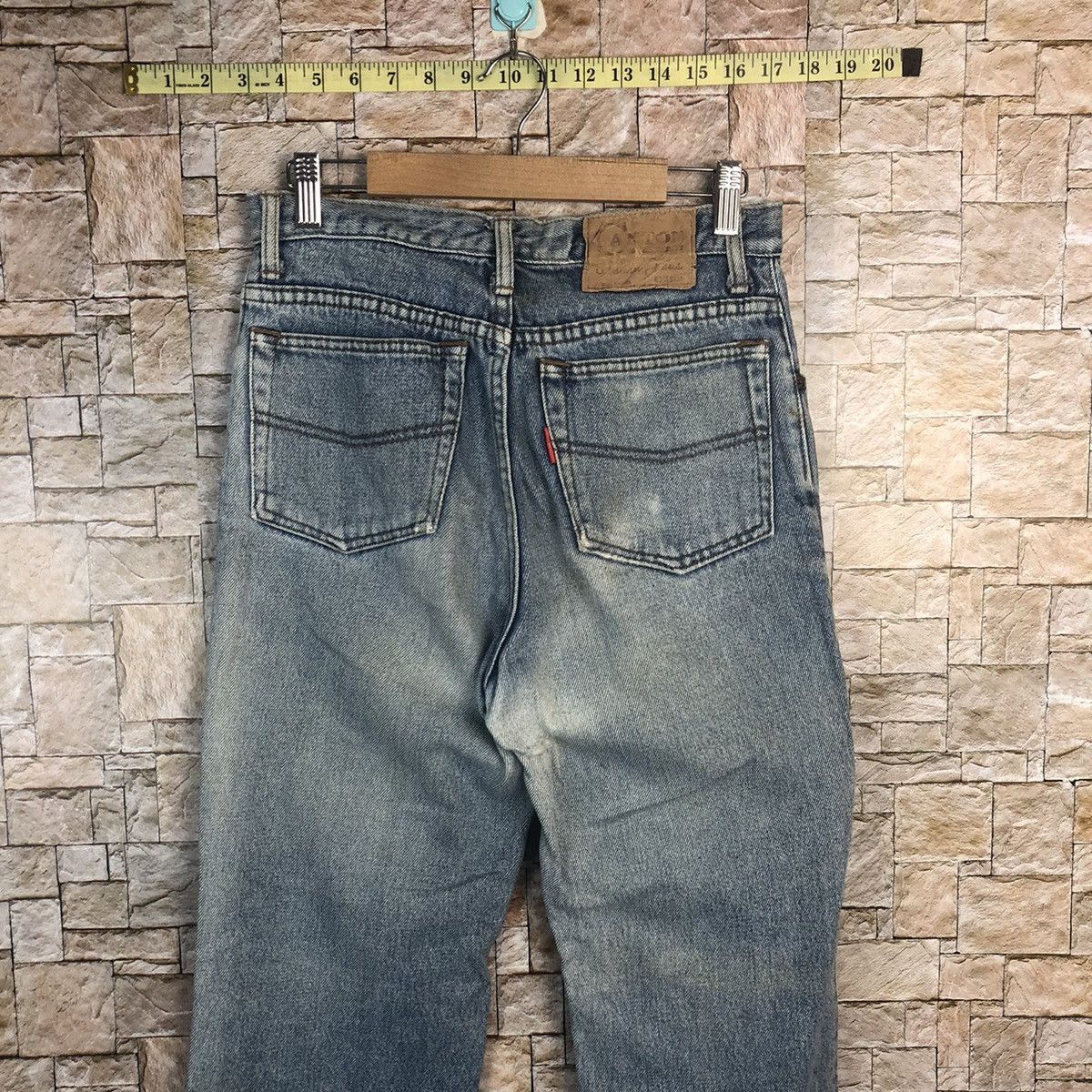 Japanese Brand Cantos vintage Blue Denim Pants #A54 Size US 28 / EU 44 - 13 Thumbnail