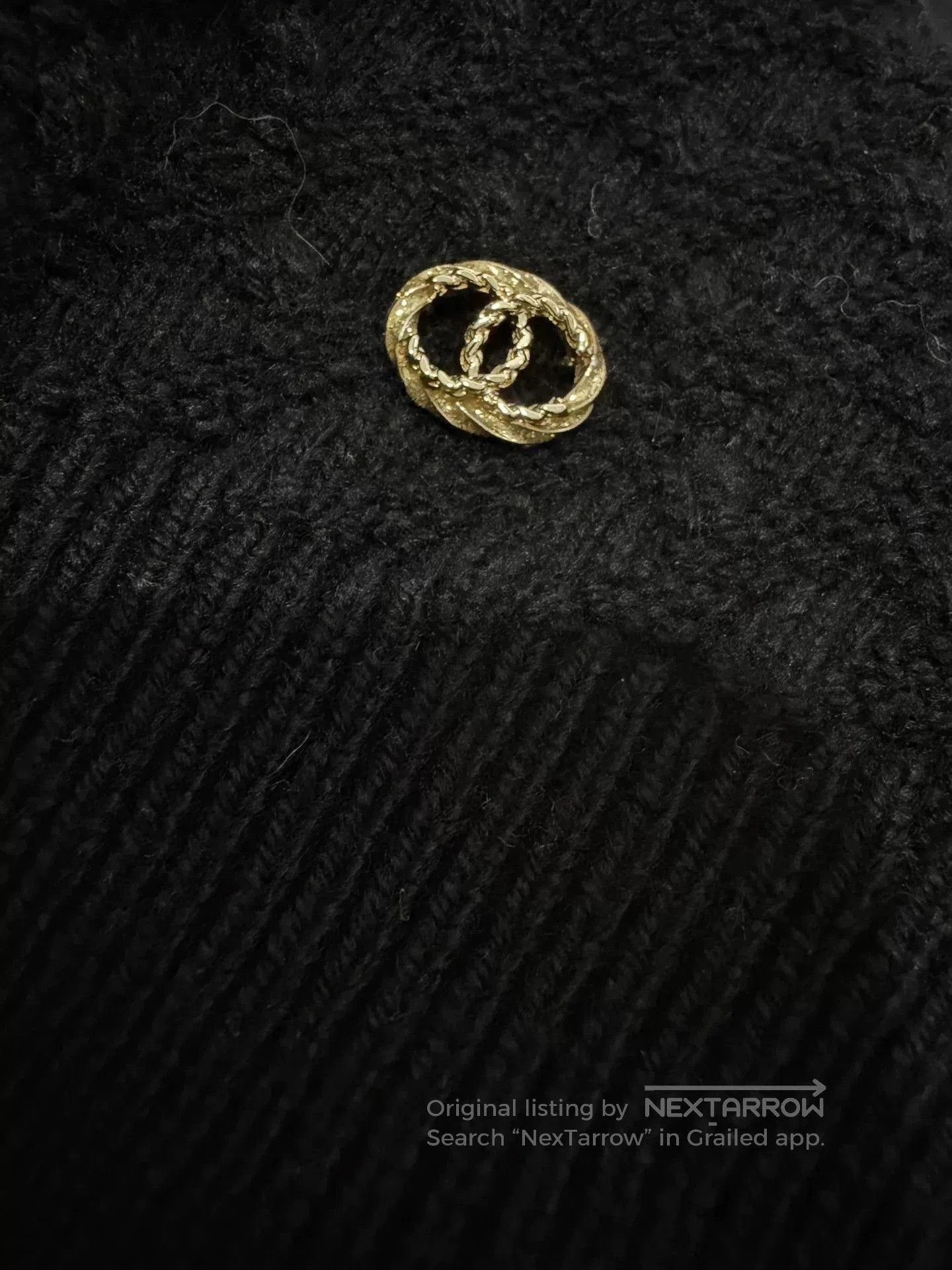 Chanel Chanel 23B Chain Cold-Shoulder Black Sweater. Size US S / EU 44-46 / 1 - 3 Thumbnail