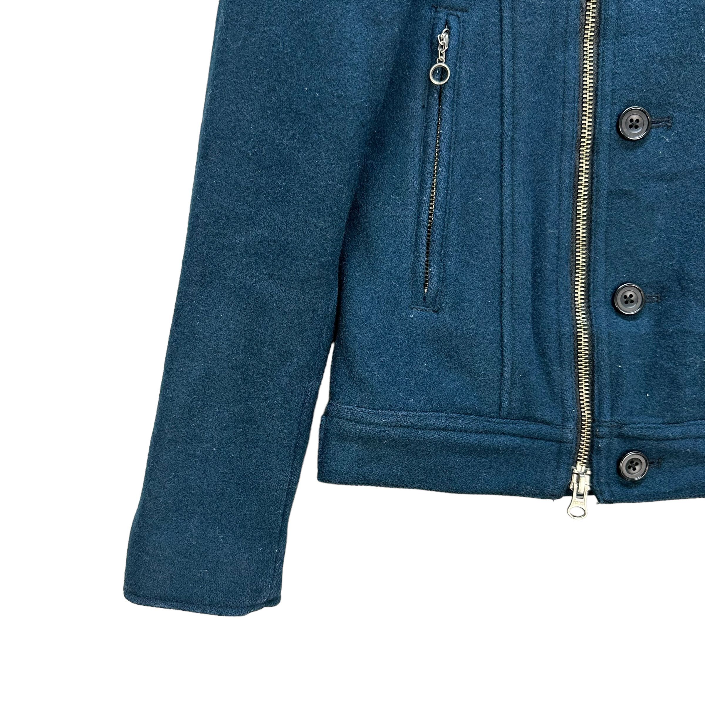 Japanese Brand EDGE Rupert Double Collar & Breasted Jacket #A24-0549 Size US S / EU 44-46 / 1 - 4 Thumbnail