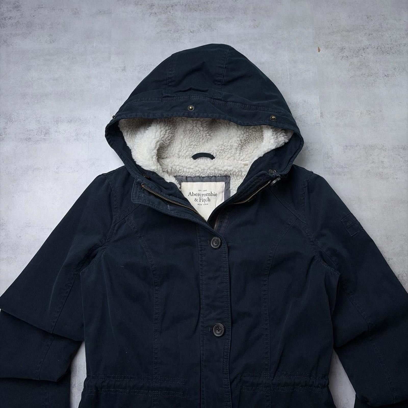 Abercrombie & Fitch Y2K Abercrombie & Fitch Grunge Sherpa Lined Parka Jacket Size M / US 6-8 / IT 42-44 - 3 Thumbnail