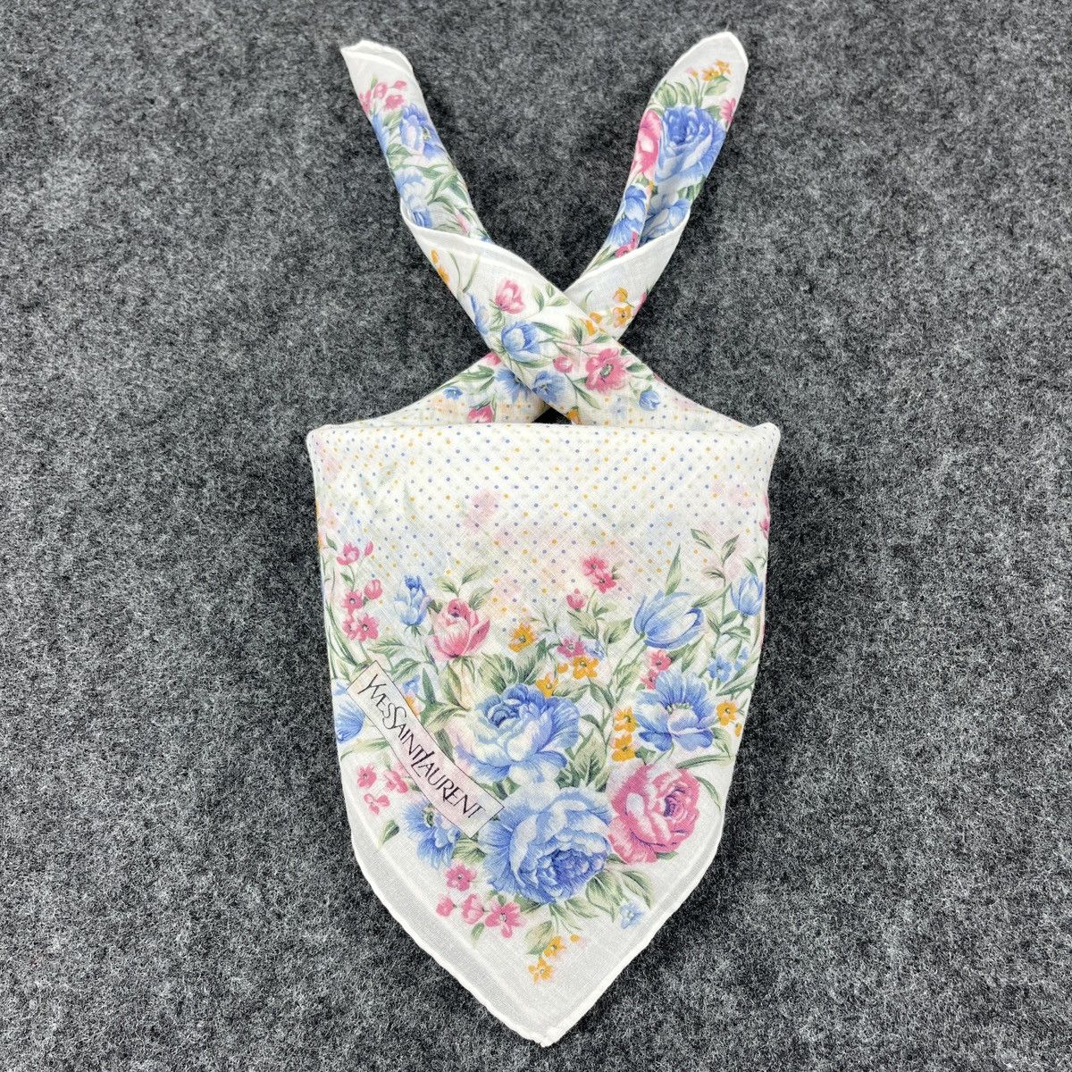 Vintage × Yves Saint Laurent Yves Saint Laurent Handkerchiefs / Neckerchief B169 Size ONE SIZE - 2 Thumbnail