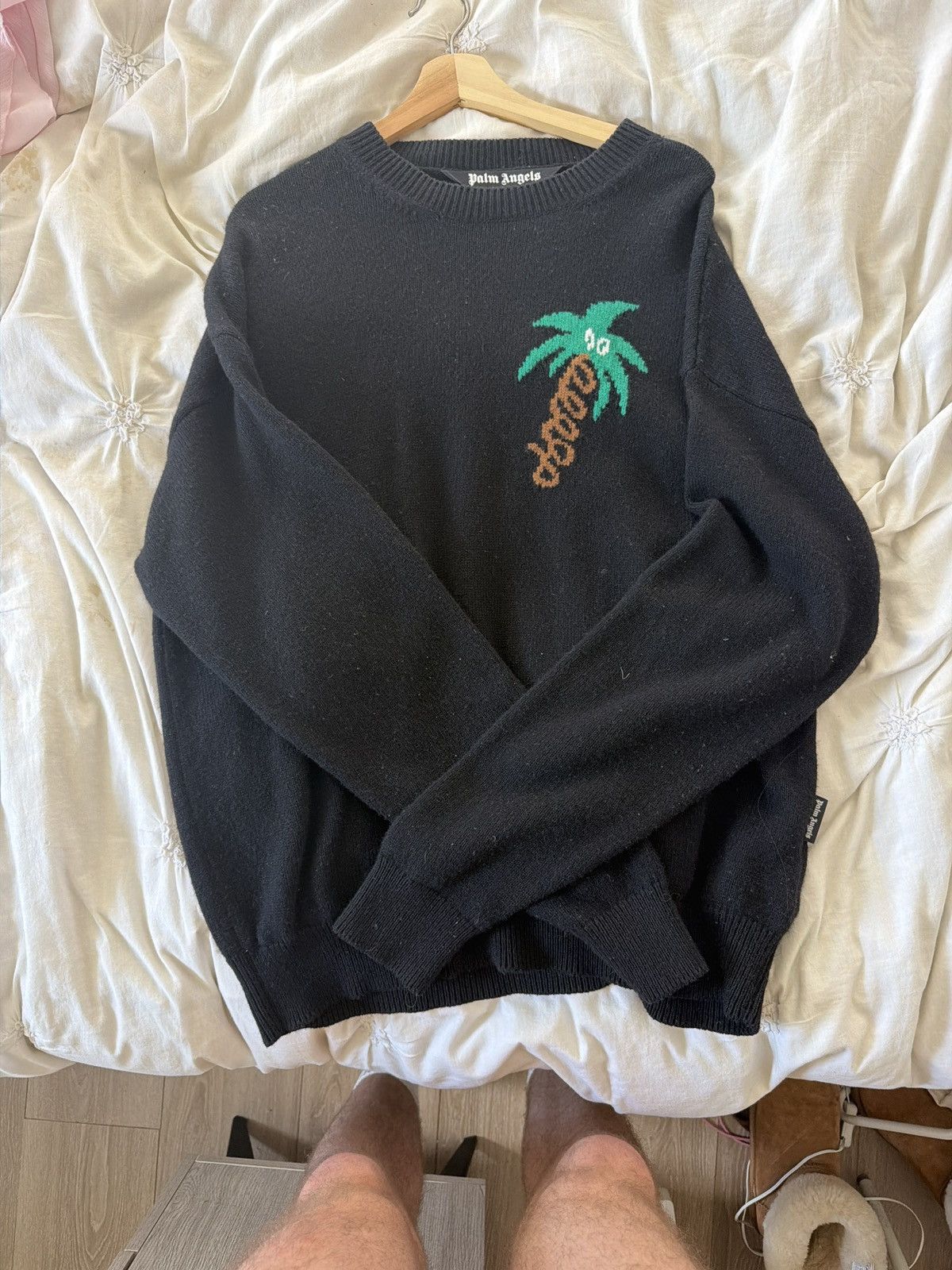 Palm Angels Palm Angels Sketchy Intarsia Sweater Size US XL / EU 56 / 4 - 1 Thumbnail