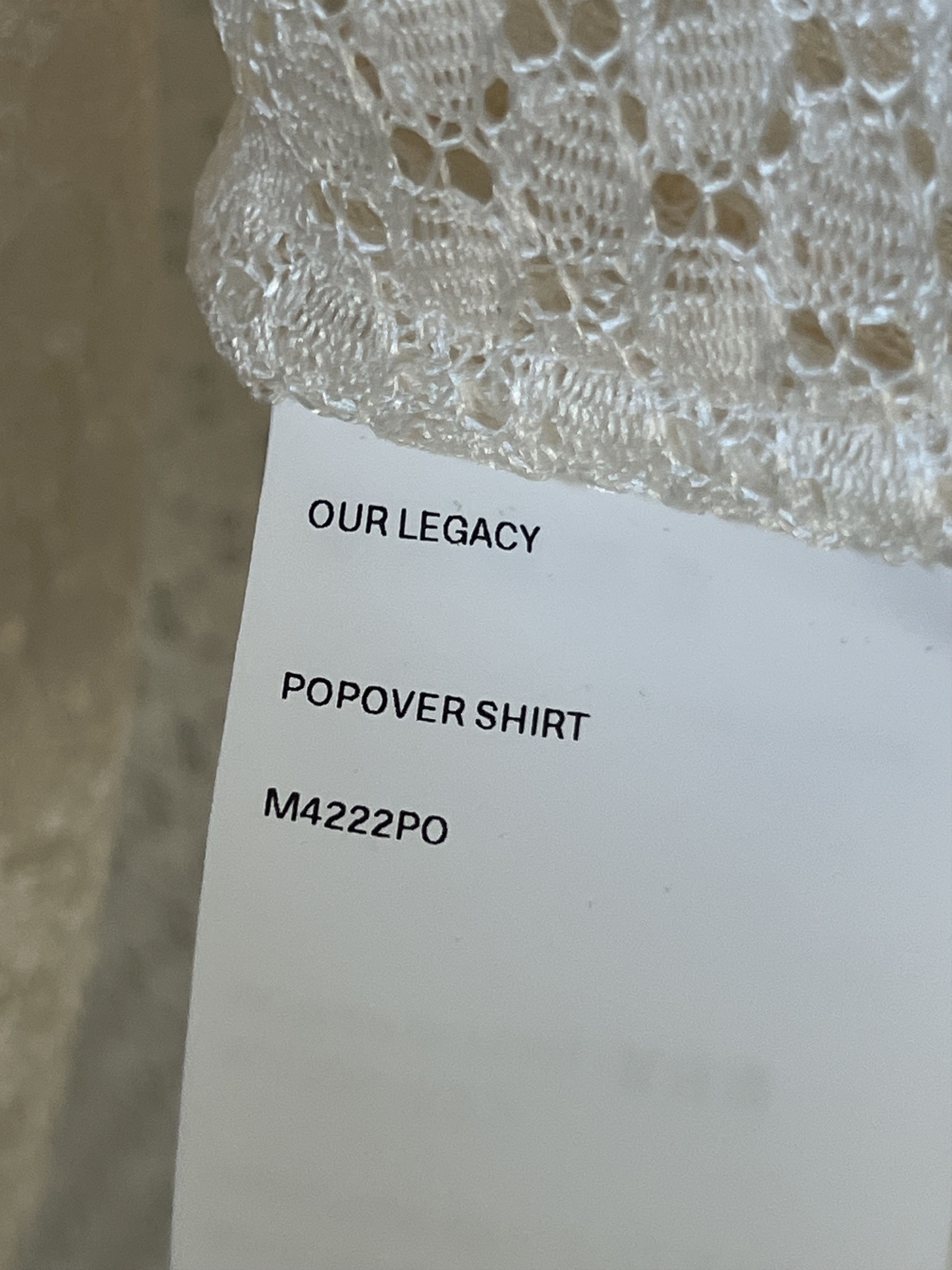 Our Legacy POPOVER SHIRT Size US S / EU 44-46 / 1 - 4 Thumbnail