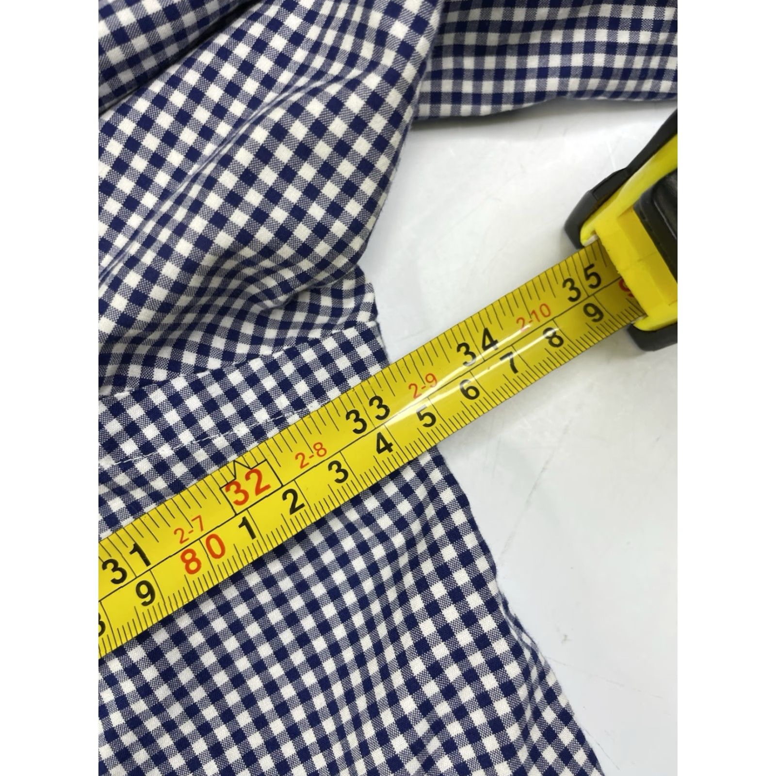 Polo Ralph Lauren Polo Ralph Lauren Shirt Mens 4XB Gingham Plaid Long Sleeve Button-Down Blue Size US XXL / EU 58 / 5 - 7 Thumbnail