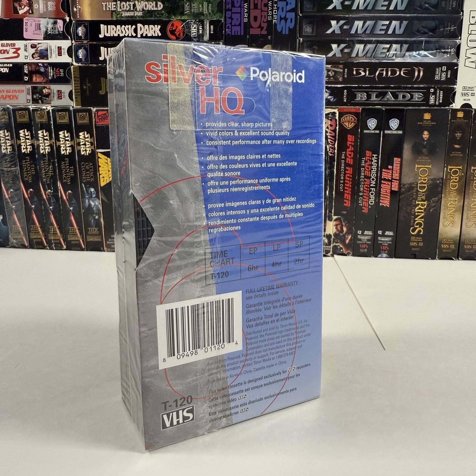 Designer Lot of 3 Vintage DS T120 VHS Video Tapes RCA Polaroid Gemini Size ONE SIZE - 8 Thumbnail
