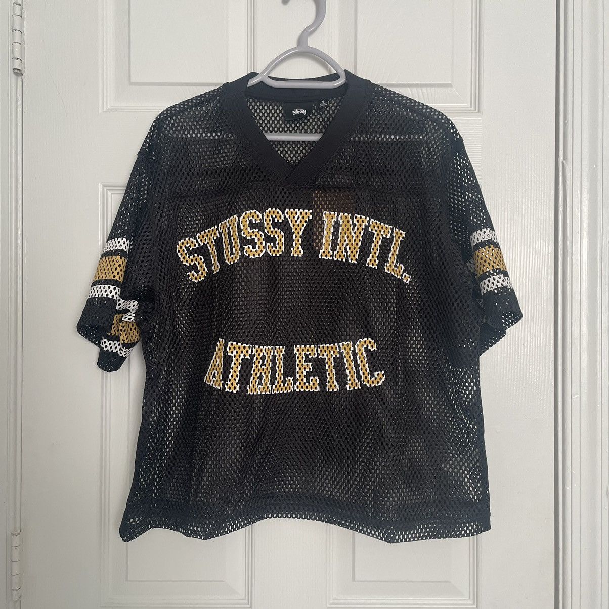 Stussy STUSSY TEAM 80 JERSEY BLACK | Grailed