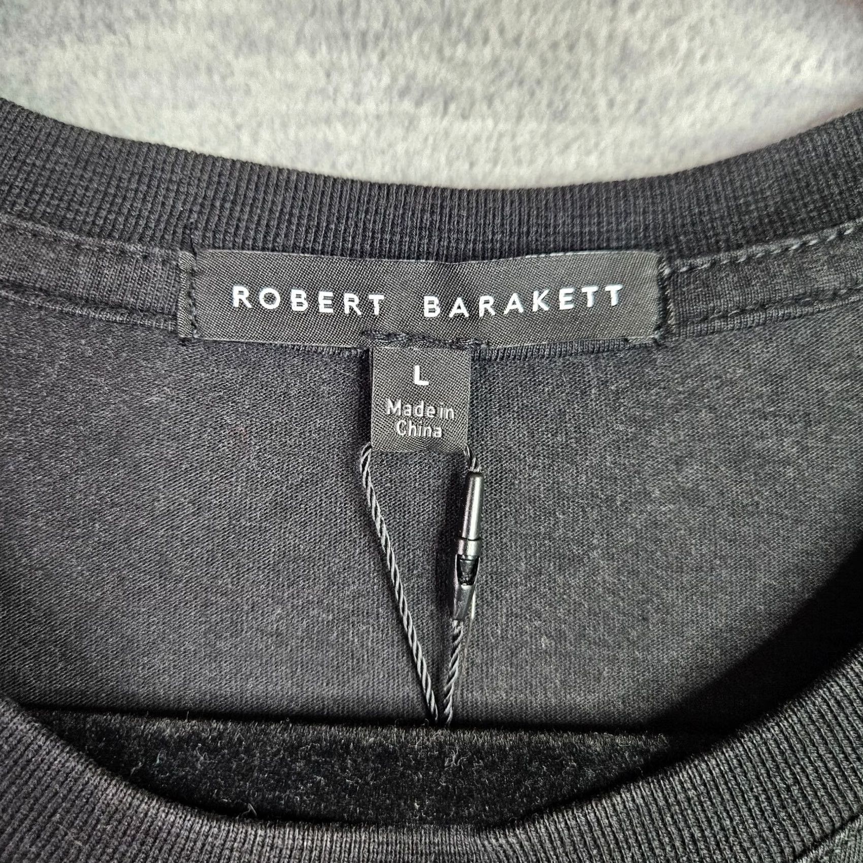 Vintage Robert Barakett Kentville Crewneck Long Sleeve T-Shirt L Black Mens Regular Knit Cotton Logo Vintage No N/A Size US L / EU 52-54 / 3 - 3 Thumbnail