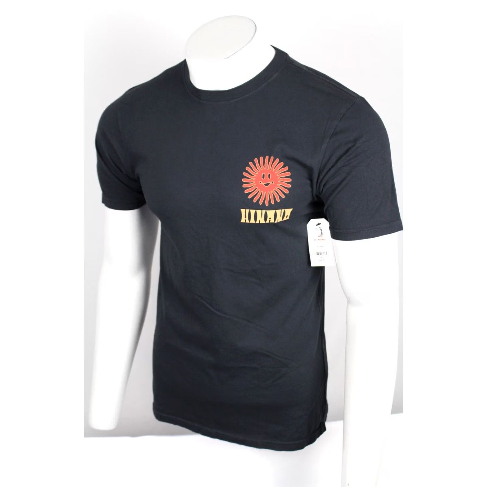 Roark Roark Men's T Shirt Small S Hinano Sun God Premium Tee Black RT1146 Size US S / EU 44-46 / 1 - 2 Thumbnail
